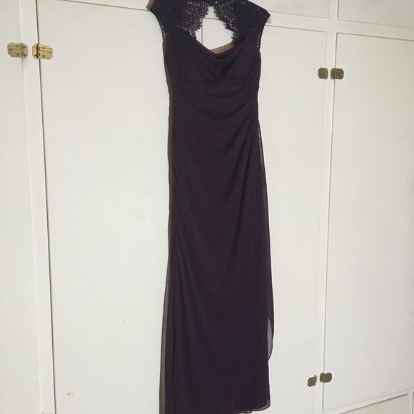 Xscape Dresses & Skirts - Xscape Plum Prom Gown